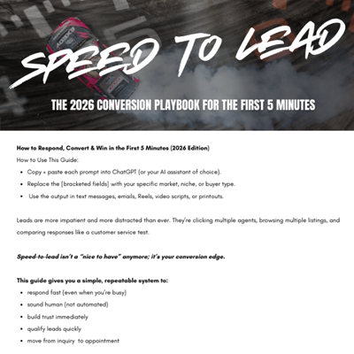 Speed to Lead The conversion playbook for the first 5 minutes
