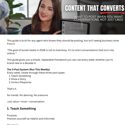 The Content That Converts