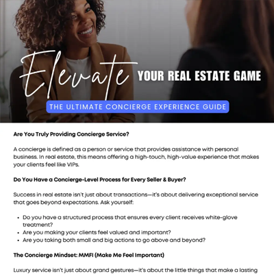 The Ultimate Concierge Experience