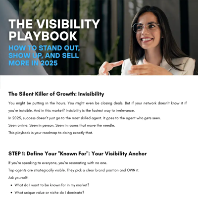 The Visibility Playbook