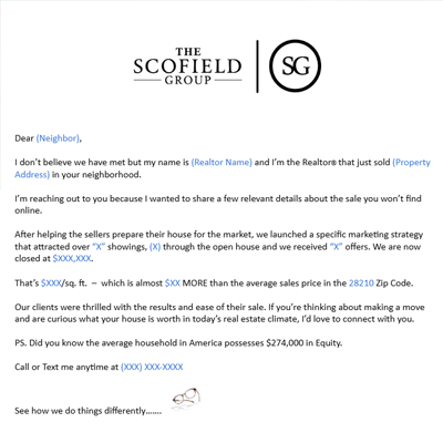 Farming Letter Tempates