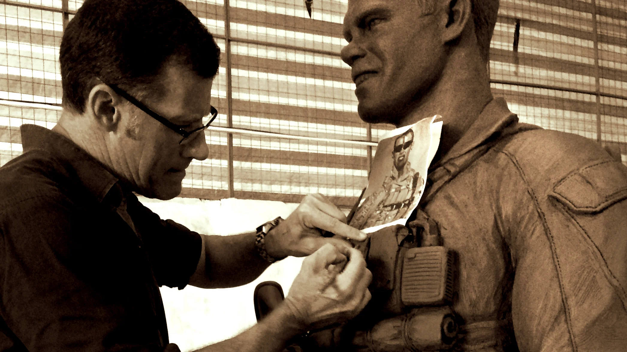 BAIRD VC MG MONUMENT CLAY SCULPT IN PROGRESS