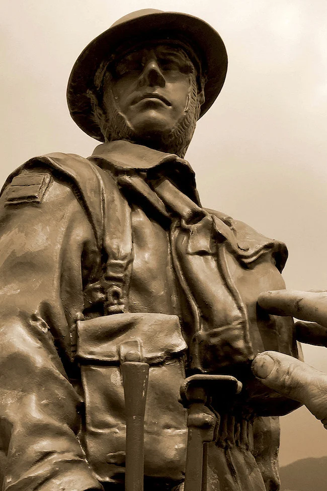 WW2  SOLDIER HALF SCALE CLAY SCULPT IN PROGRESS