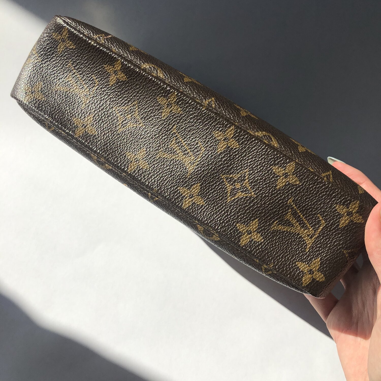 Louis Vuitton, upcycled, handpainted jungle print cosmetic pouch — Artistic  Love Affair