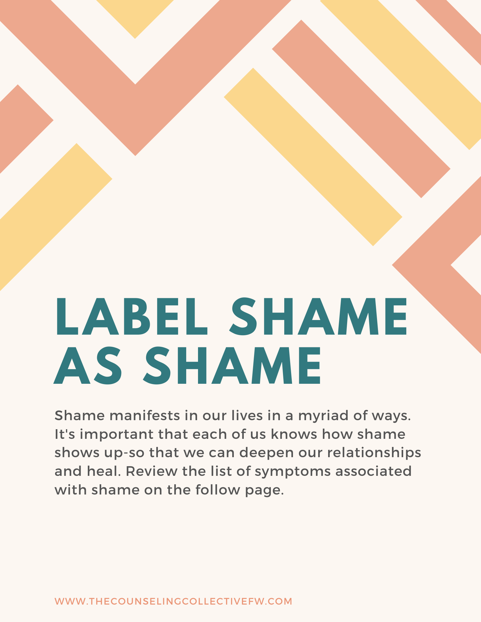 Label Shame as Shame