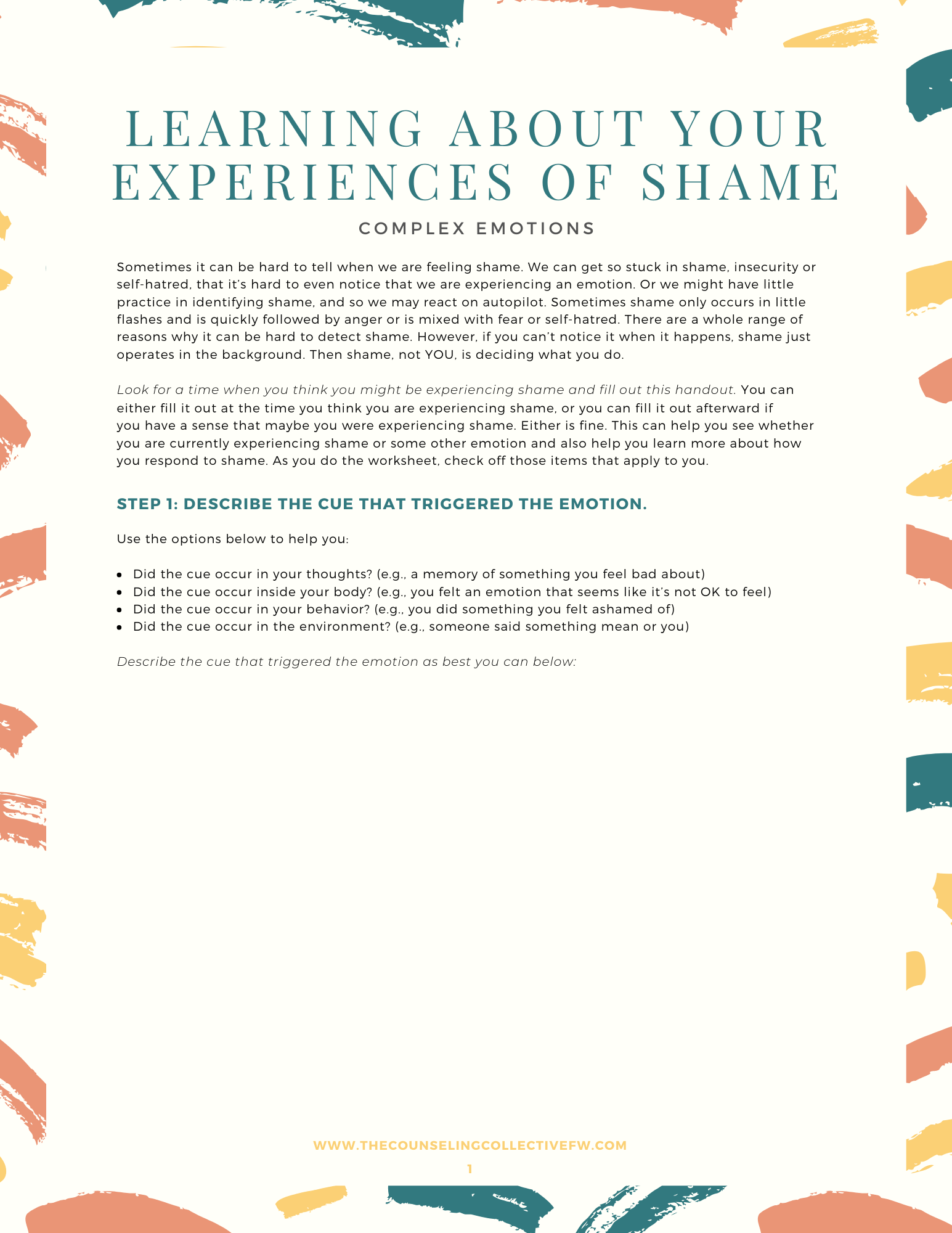 Experiences of Shame