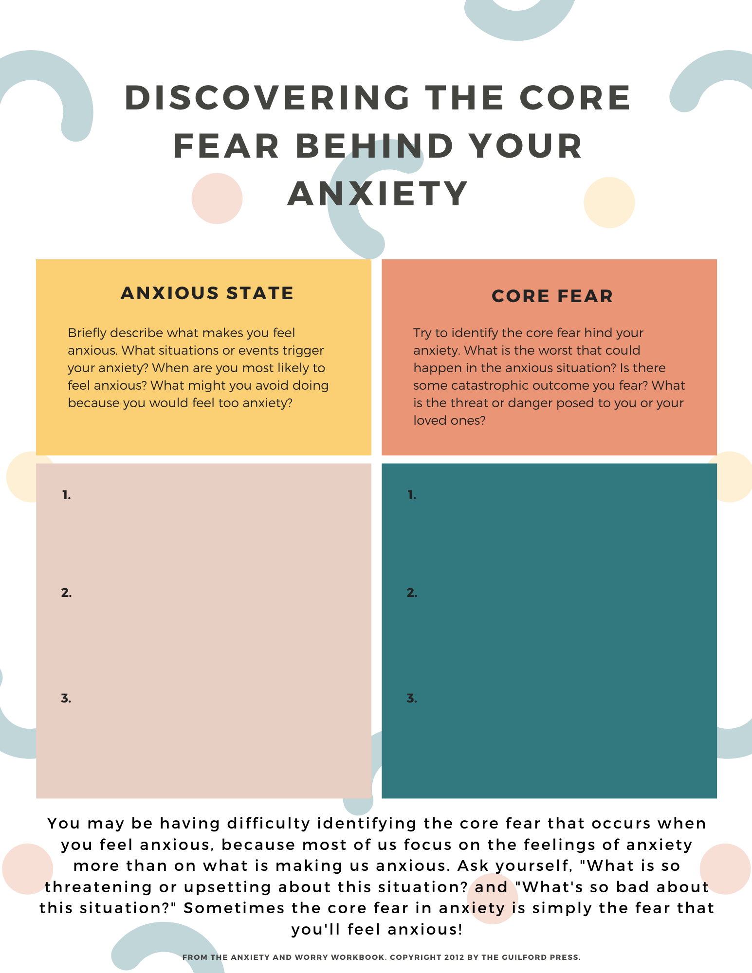 Discovering Your Core Fears