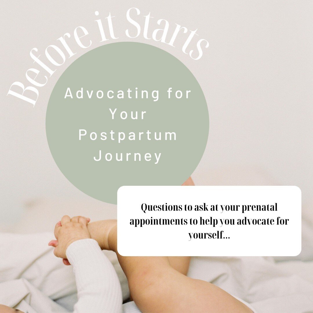 Far too often, postpartum is an afterthought... Here are some ways that you can advocate for yourself postpartum during your prenatal appointments with your doctor:⠀⠀⠀⠀⠀⠀⠀⠀⠀
⠀⠀⠀⠀⠀⠀⠀⠀⠀
✨What are the available resources if I am having trouble with brea