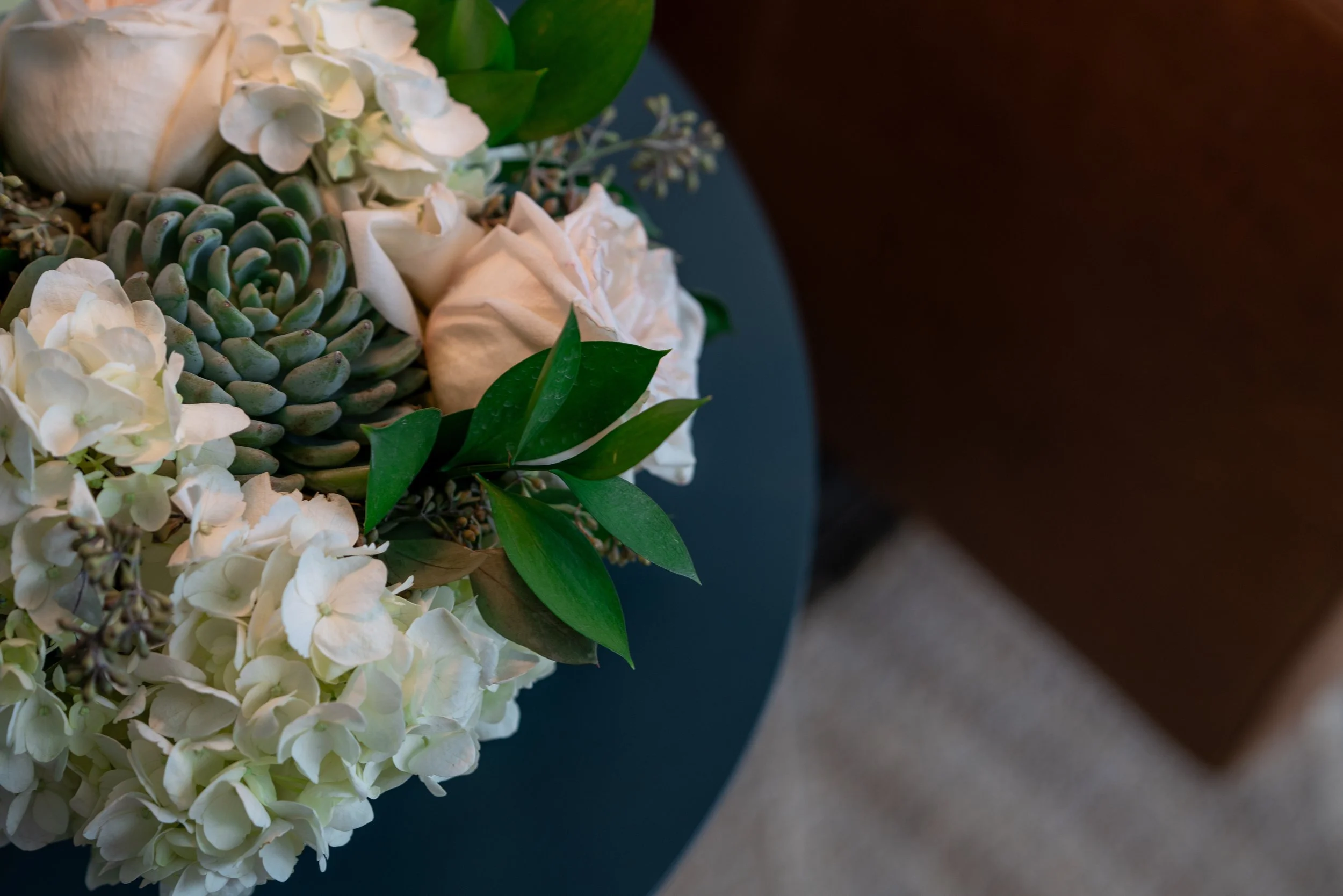 Floral decor in Fort Worth therapy office creating a welcoming environment