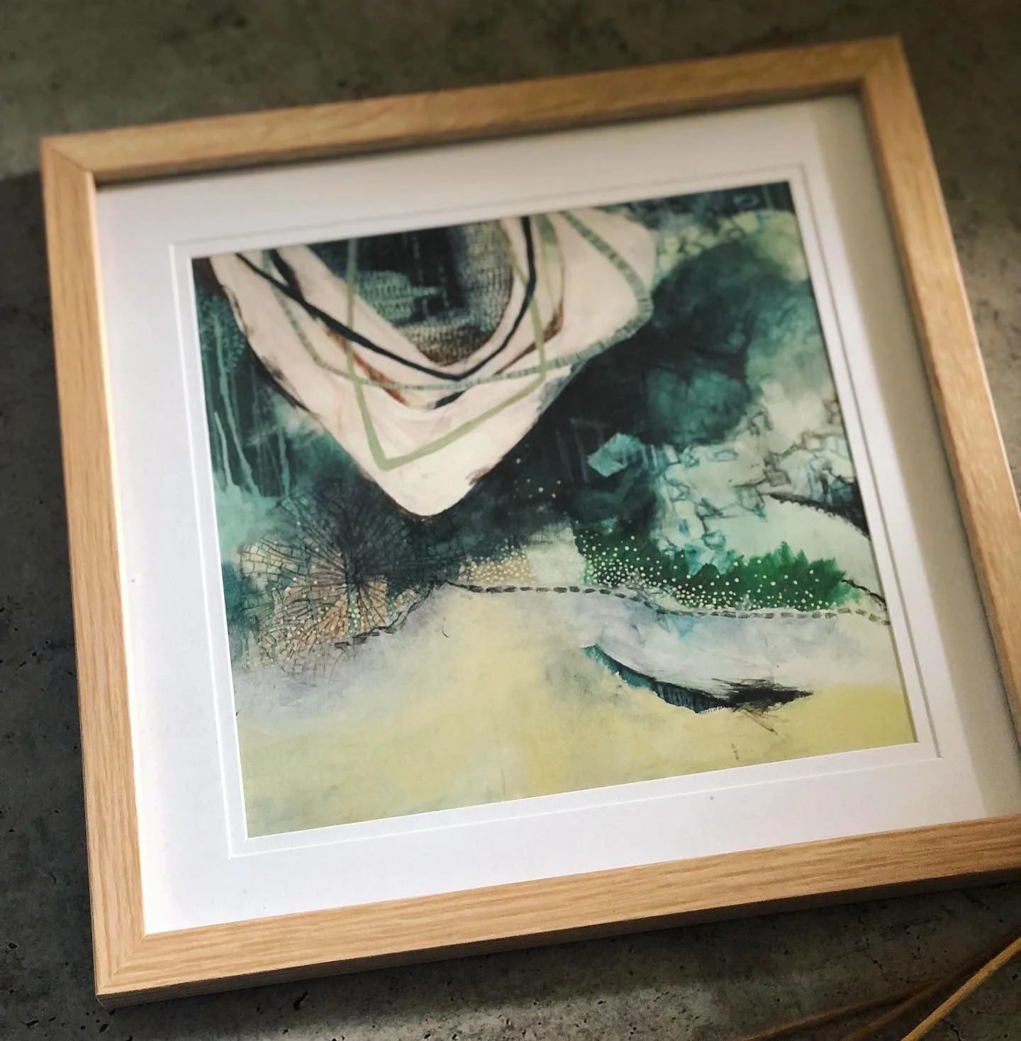 Botanical print framed.JPG