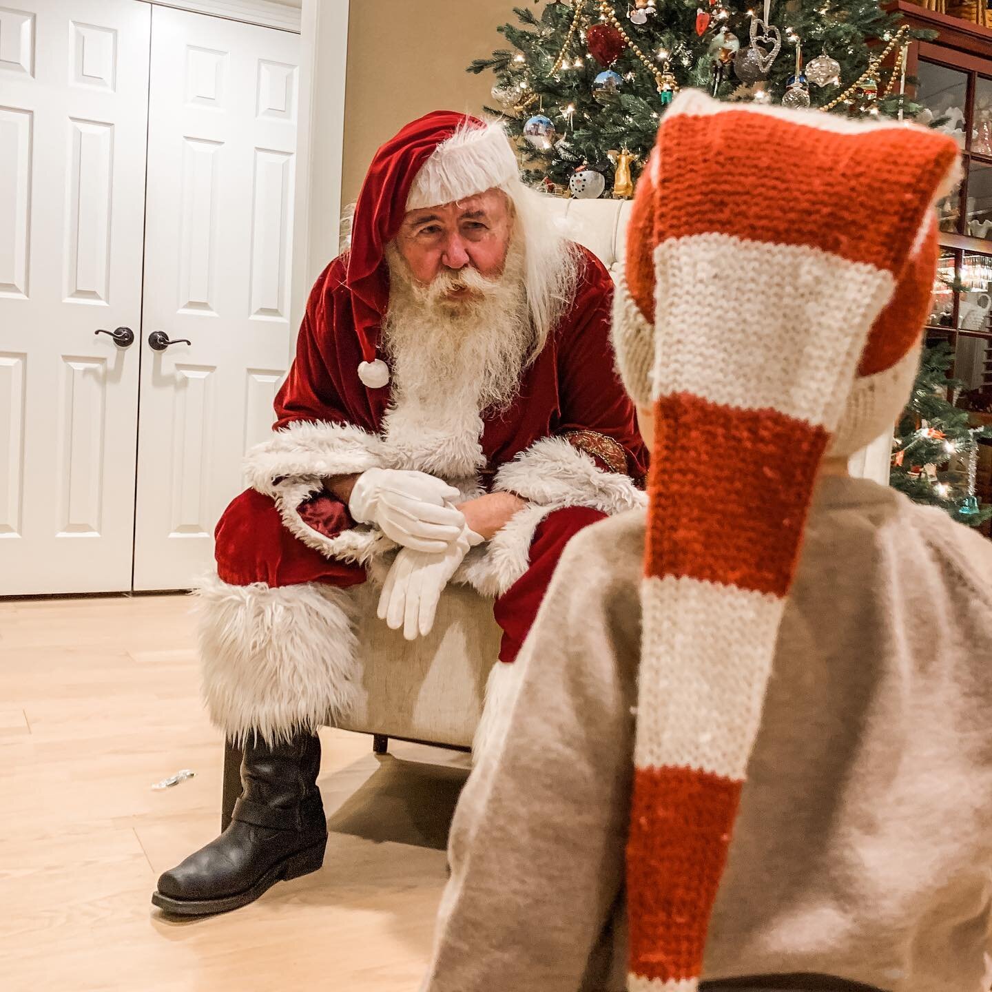 When you catch Santa and need to ask some questions...