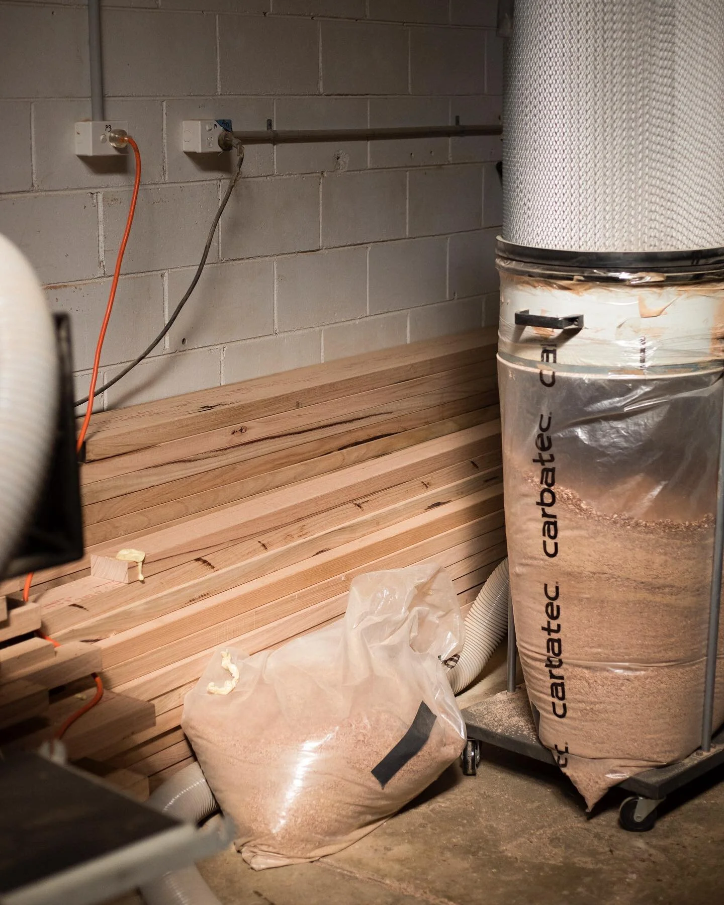 Where it all begins. These planks of tas oak will be machined down, thicknessed, profiled then sanded before we start turning them into frames. 
Pic @zalirae