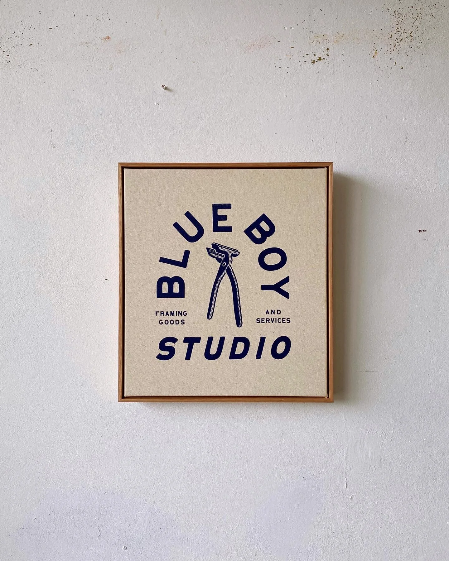 We thought why not...
Logo design by @brendan_d_ 
Screened printed onto raw canvas by @flyscreen_printing 
Then stretched and framed by us