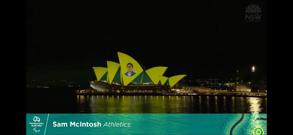 Who thought my face would end up on the Sydney Opera House?