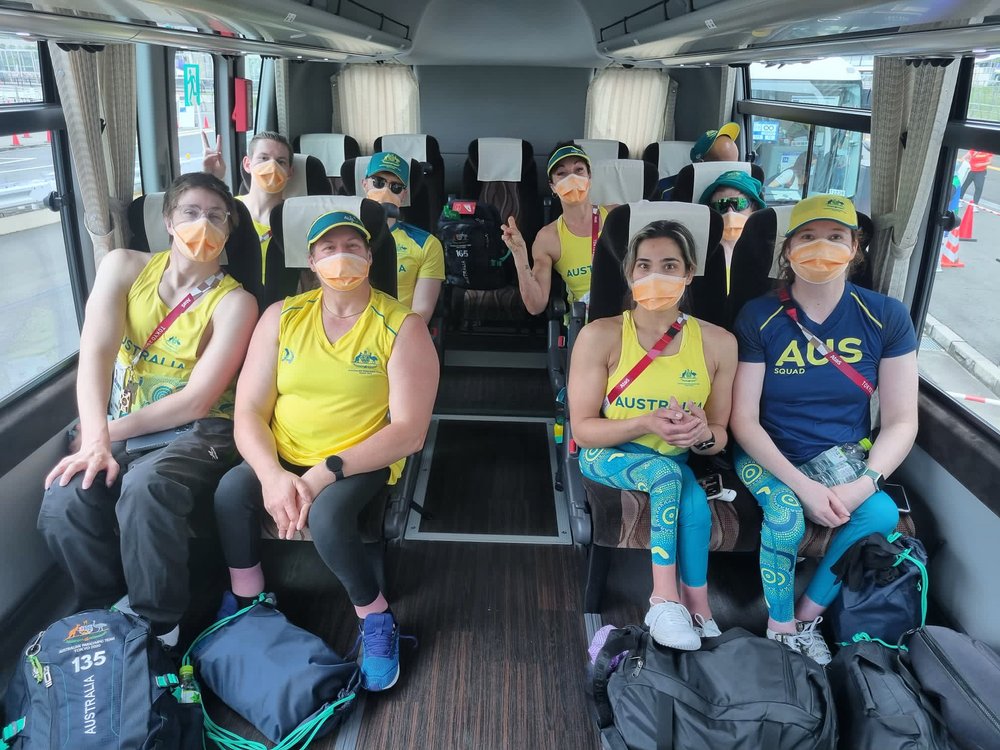 Aussie Squad on the Bus