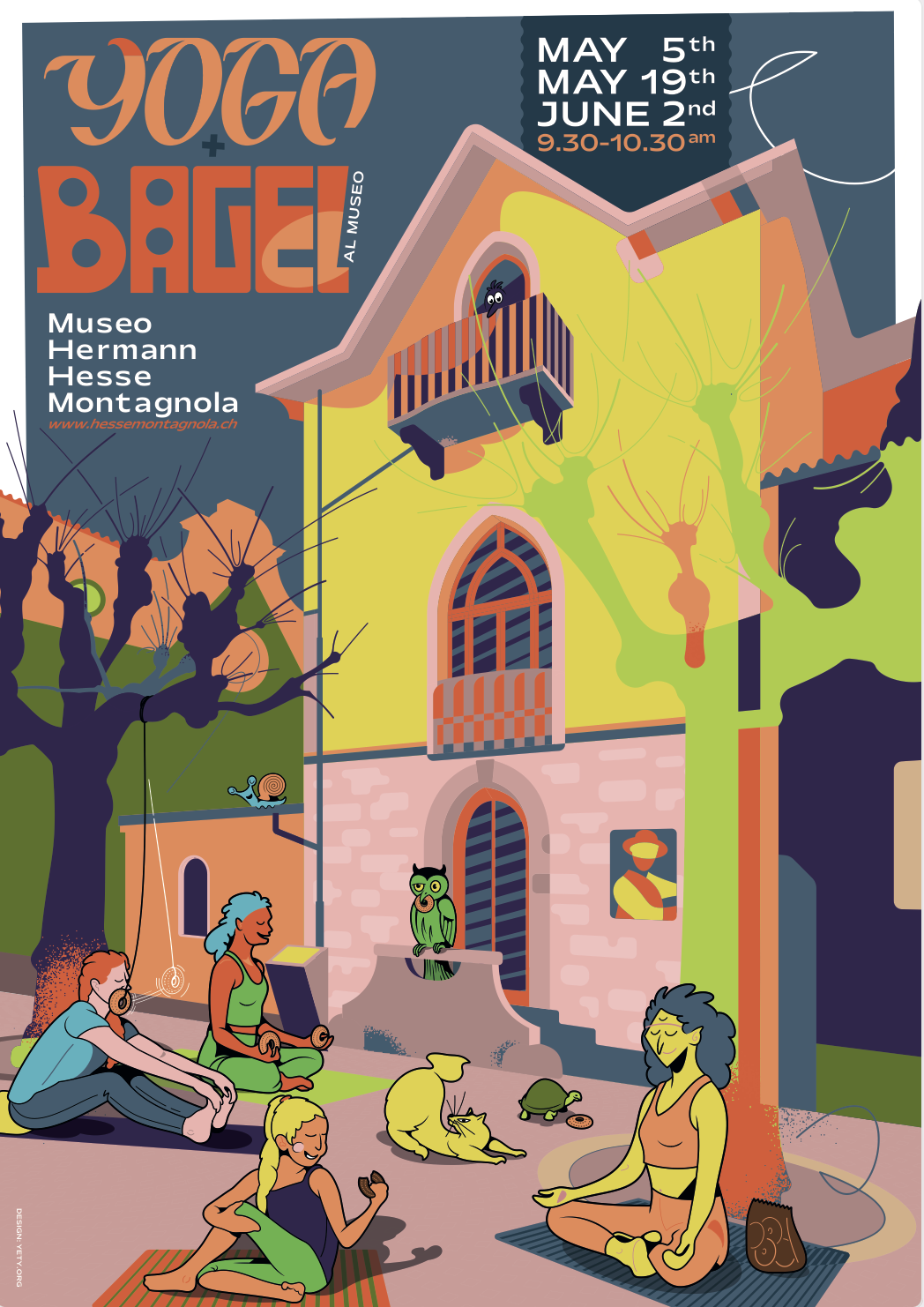 YOGA + BAGEL AL MUSEO HESSE