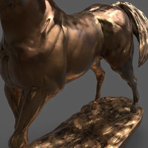 Bronze ..
#arabianhorse #zbrush #sculpture