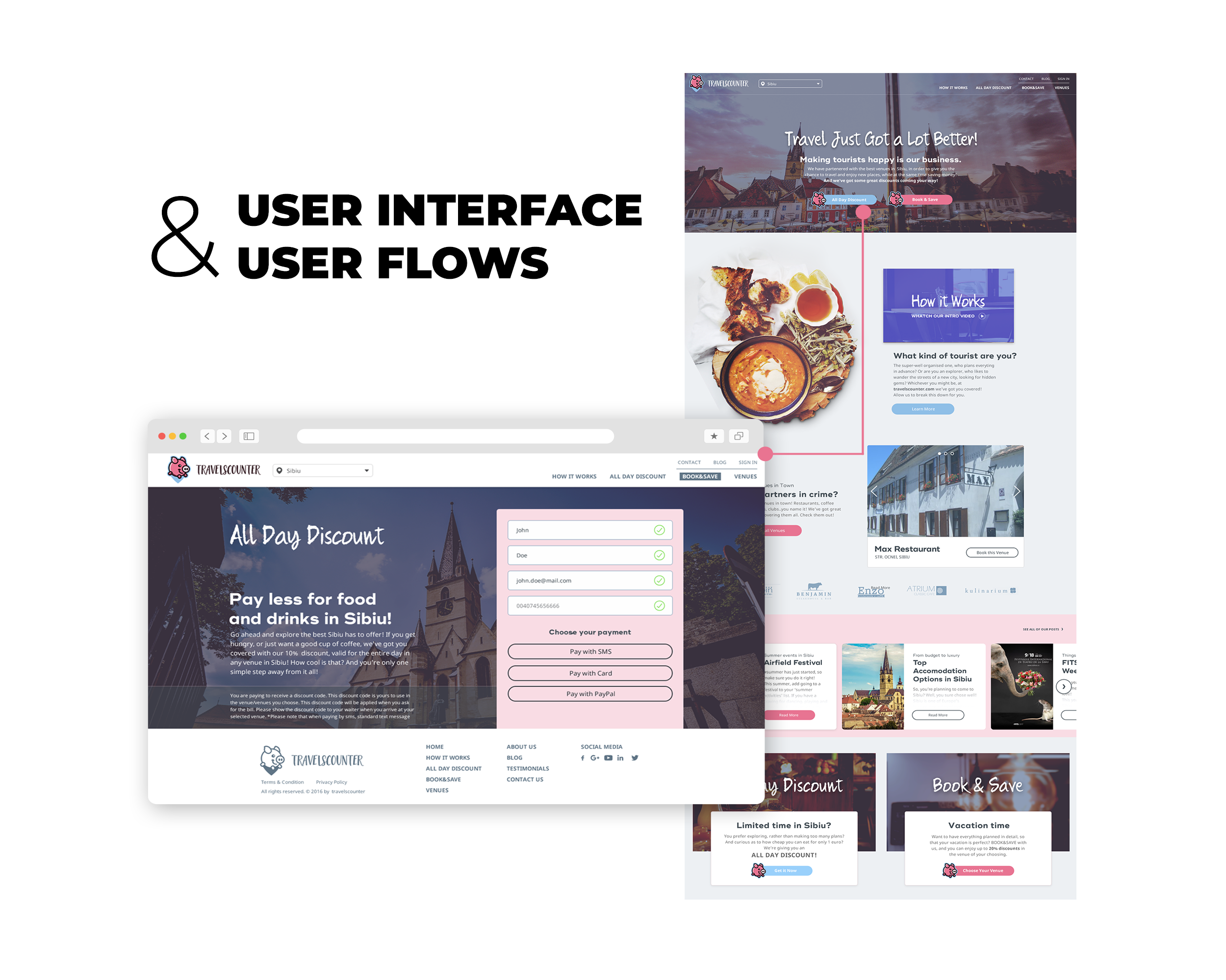User Interface and User Flows