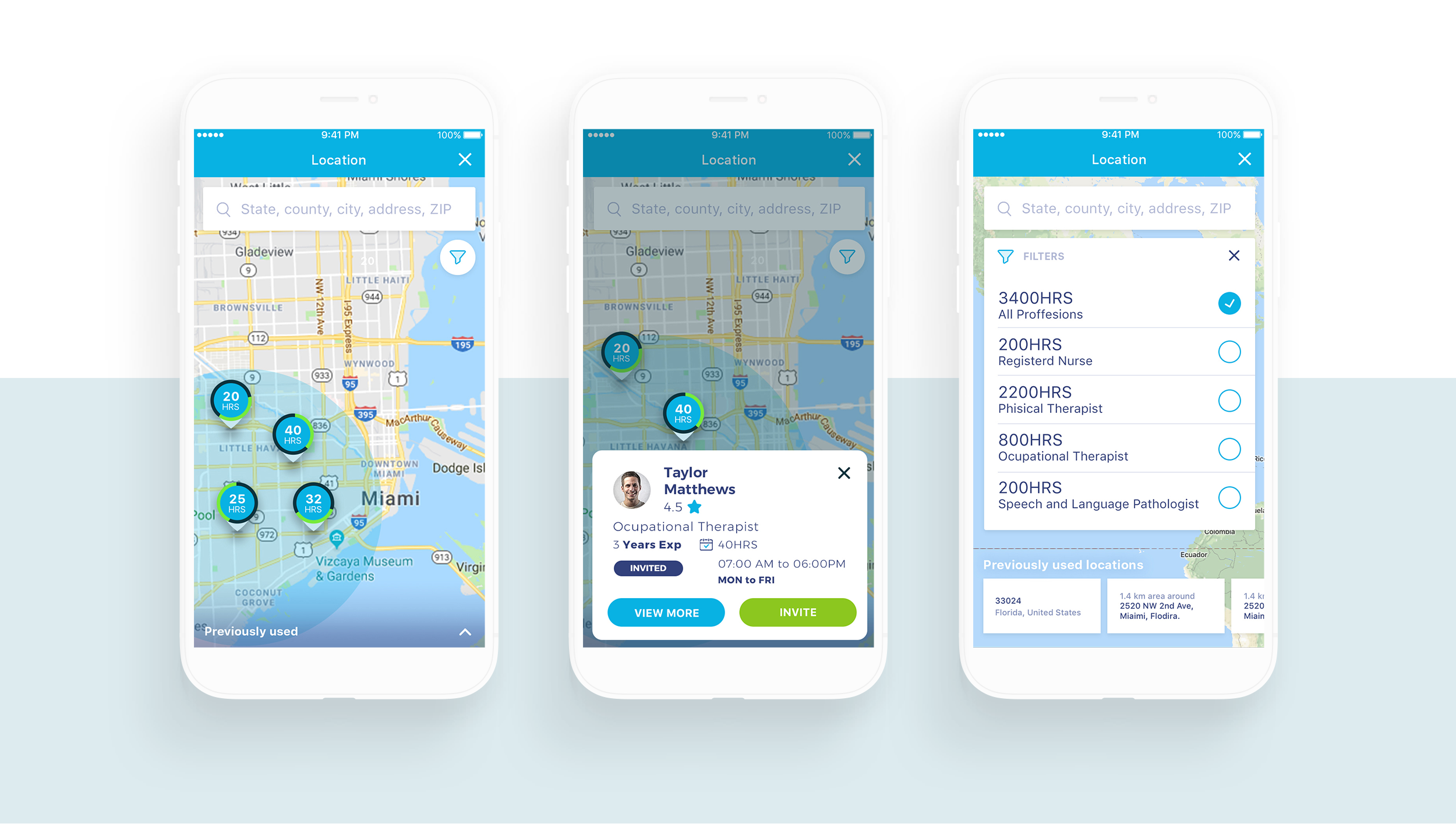 Kure Mobile App - Heat Map