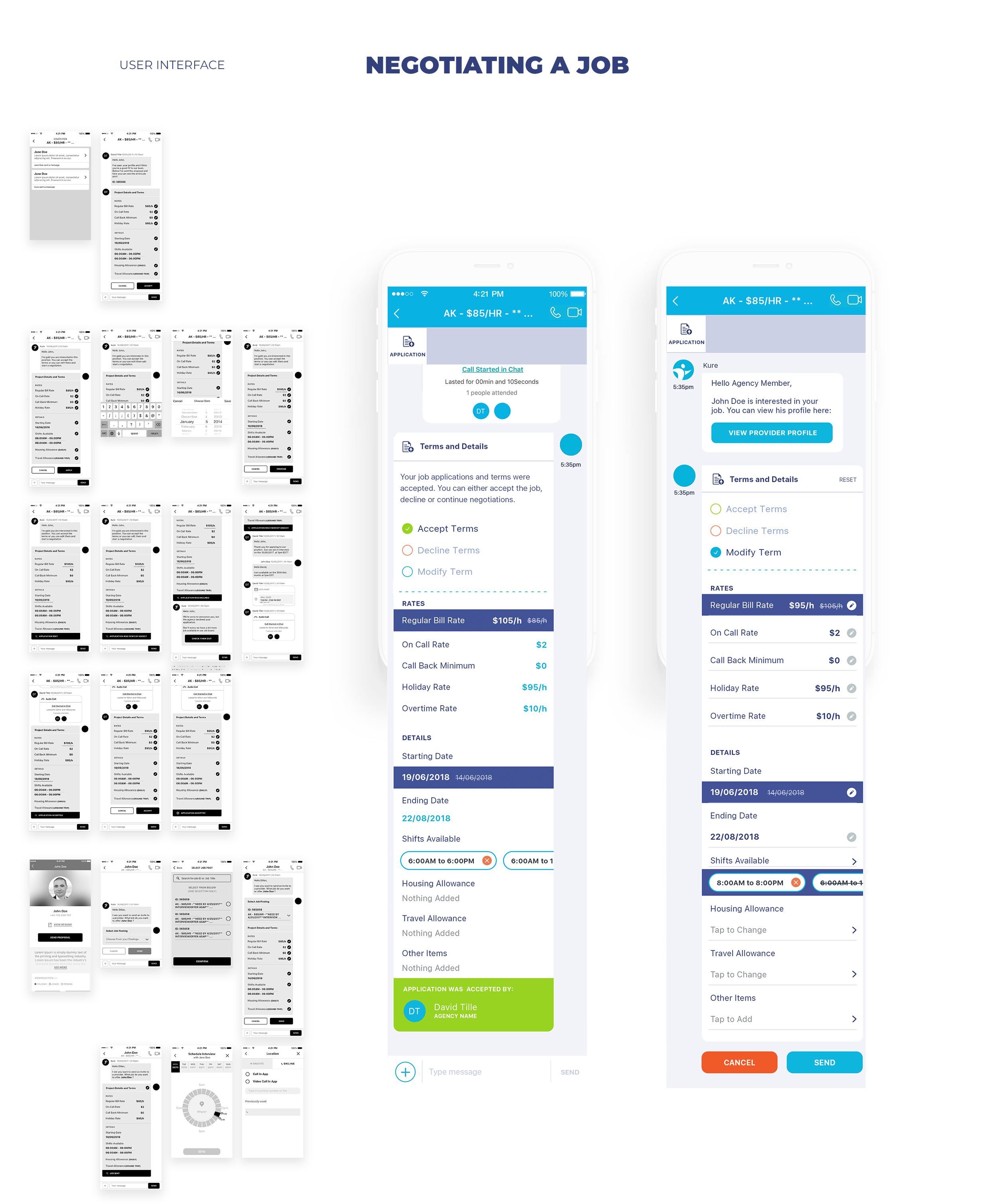 Kure Mobile App - Job Negotiation