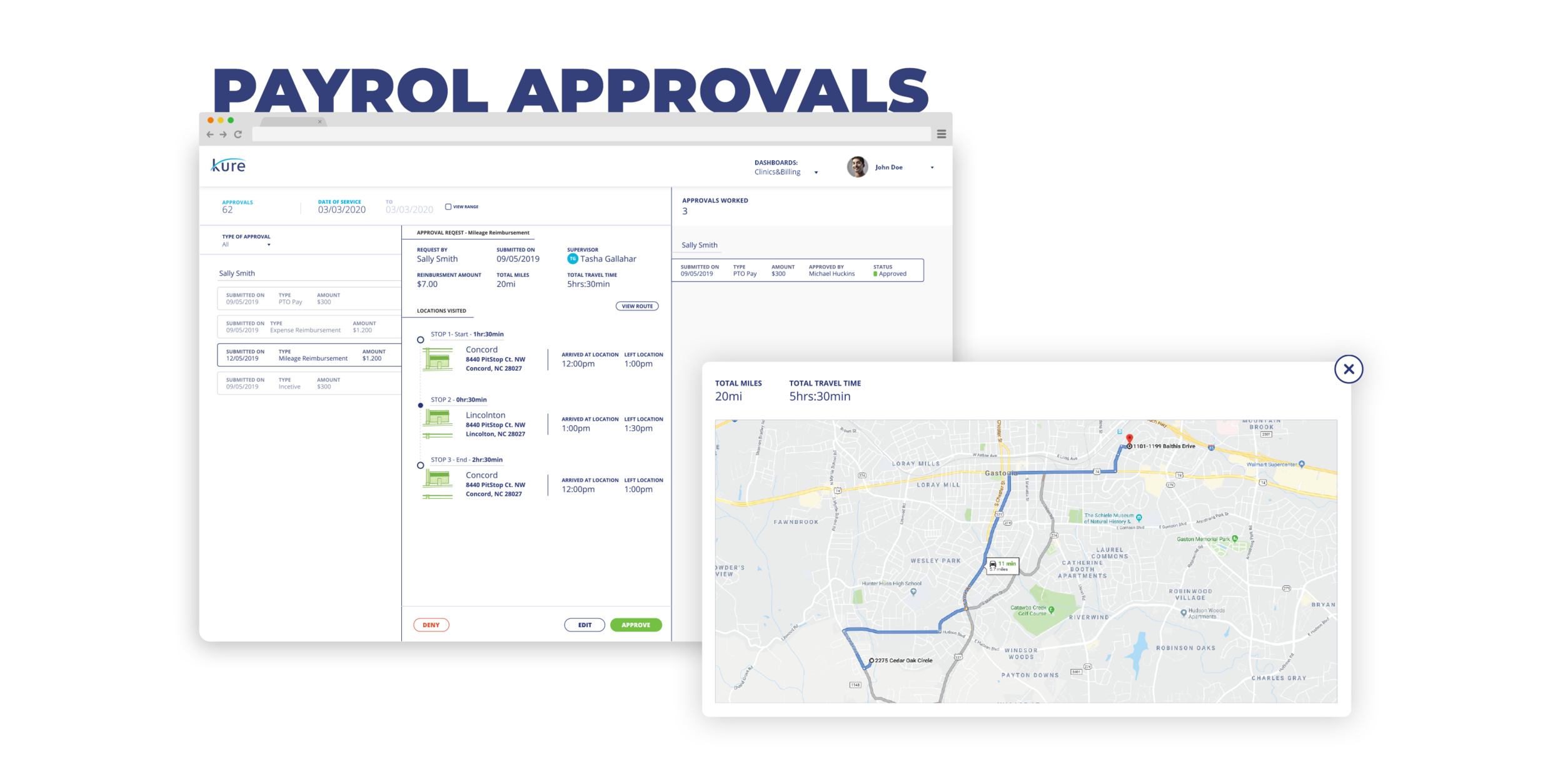 Kure - Web App - Payroll Approvals
