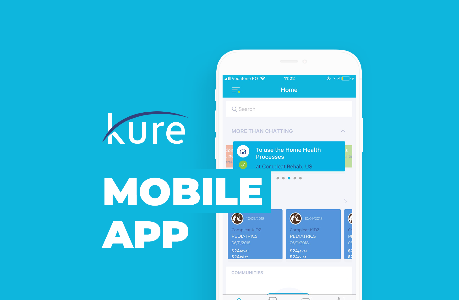 Kure - Medical Recruitment and Patient Management App