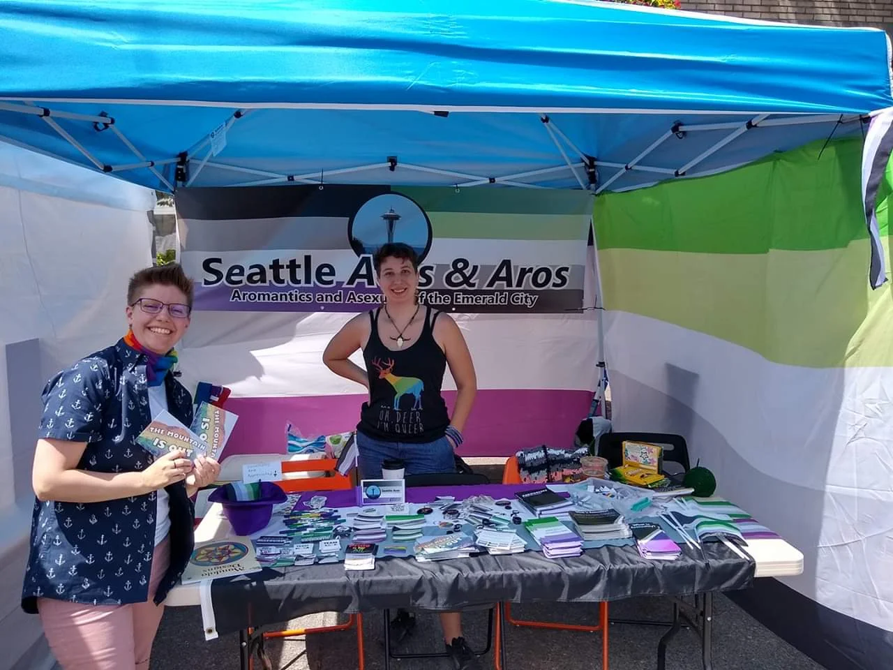 Seattle Aces & Aros’ booth