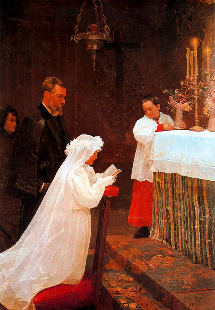 «Перше причастя», 1896