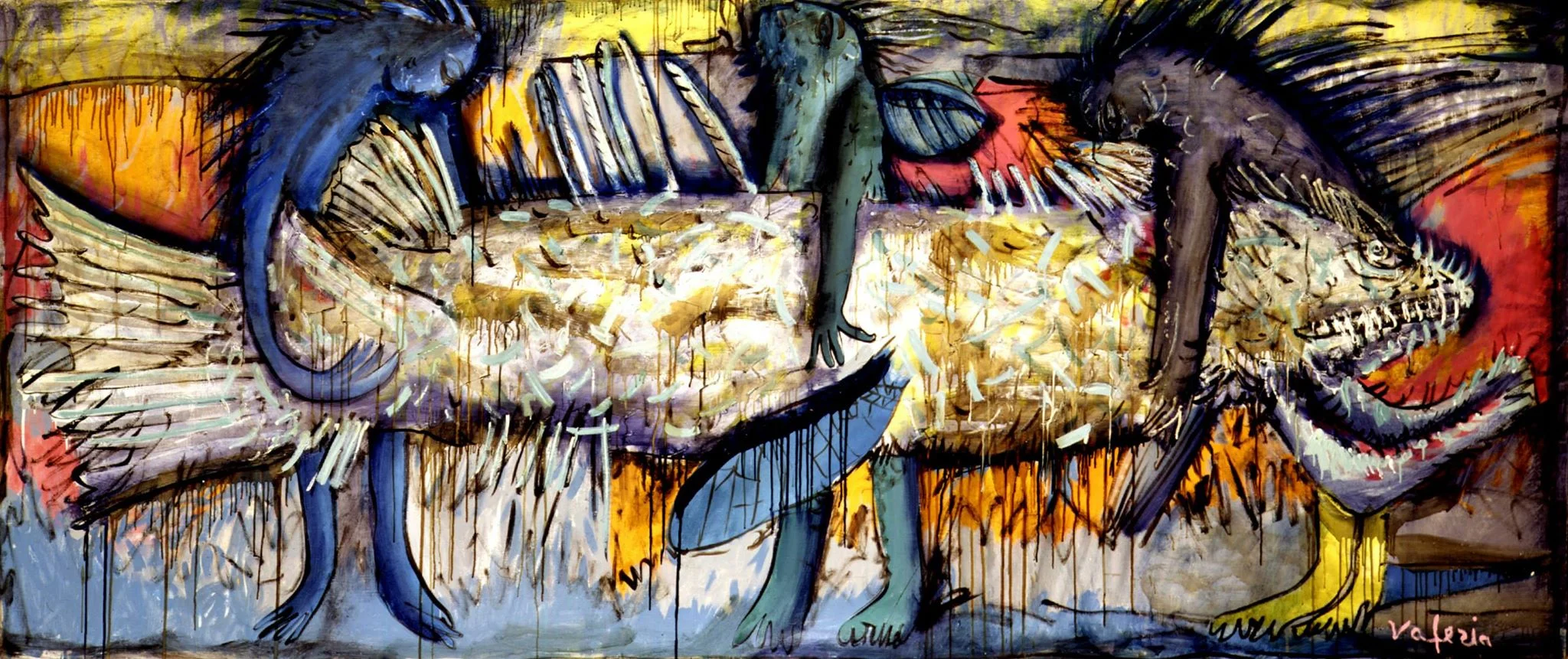 Валерія Трубіна. Улов, 1991