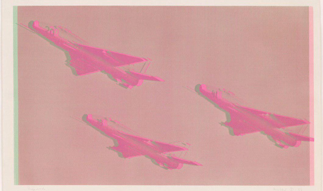 Flugzeug II rosagrün, Герхард Ріхтер. Світлина: MoMA