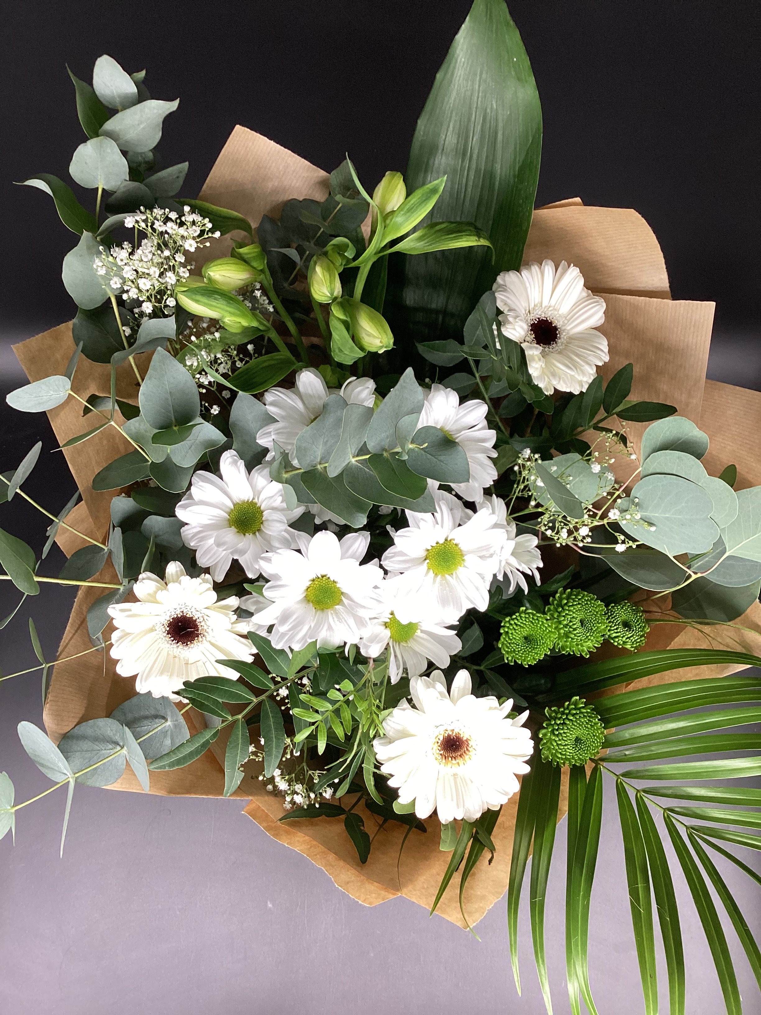 Traditional Whites and Foliage Bouquet.jpeg