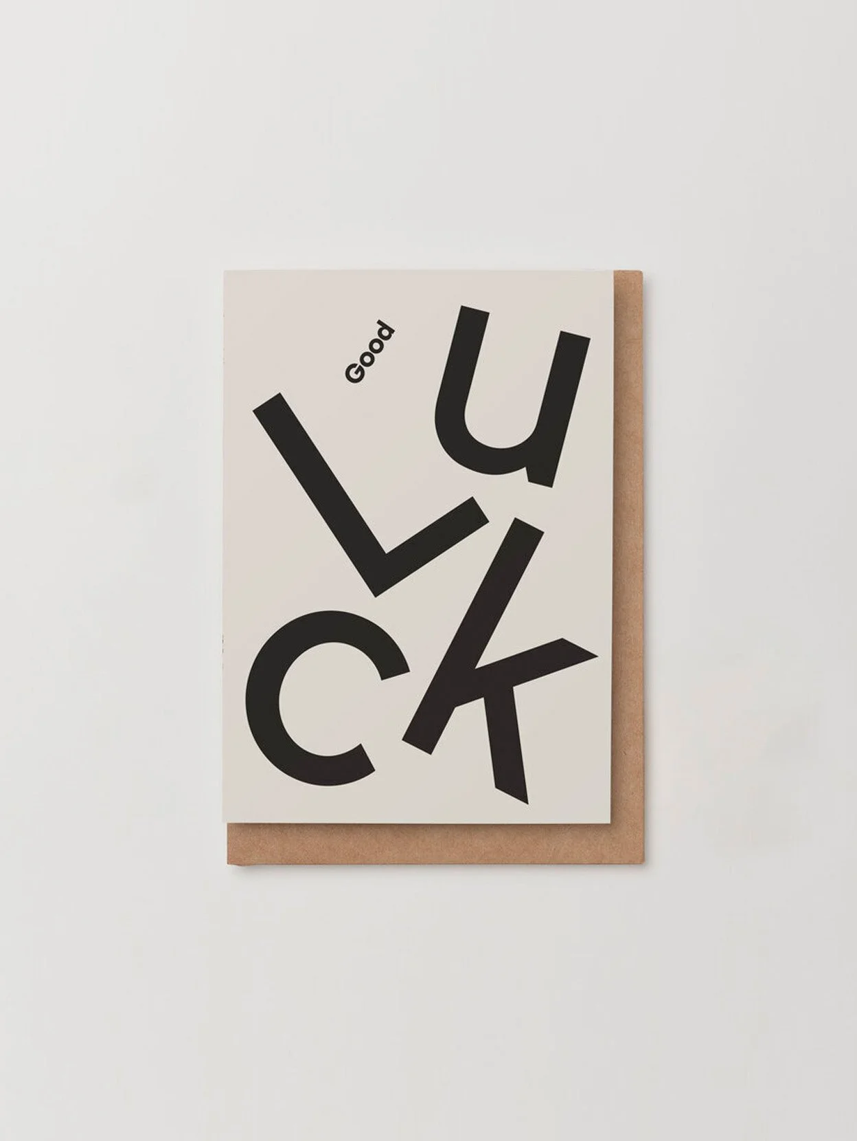 Greeting Card “Good Luck” by Kinshipped available in our stationery