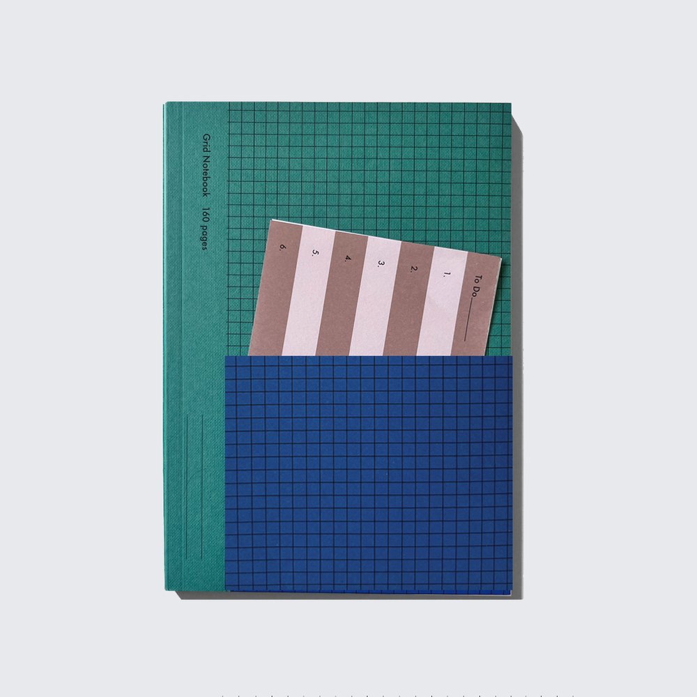 A5 Grid Notebook & Pocket by Scout Editions, available in our