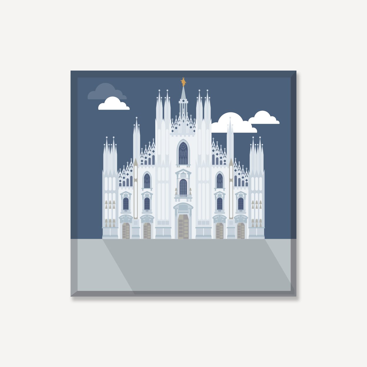 “Duomo di Milano” Magnet by Milan Icons. Available on our Milan Icons ...