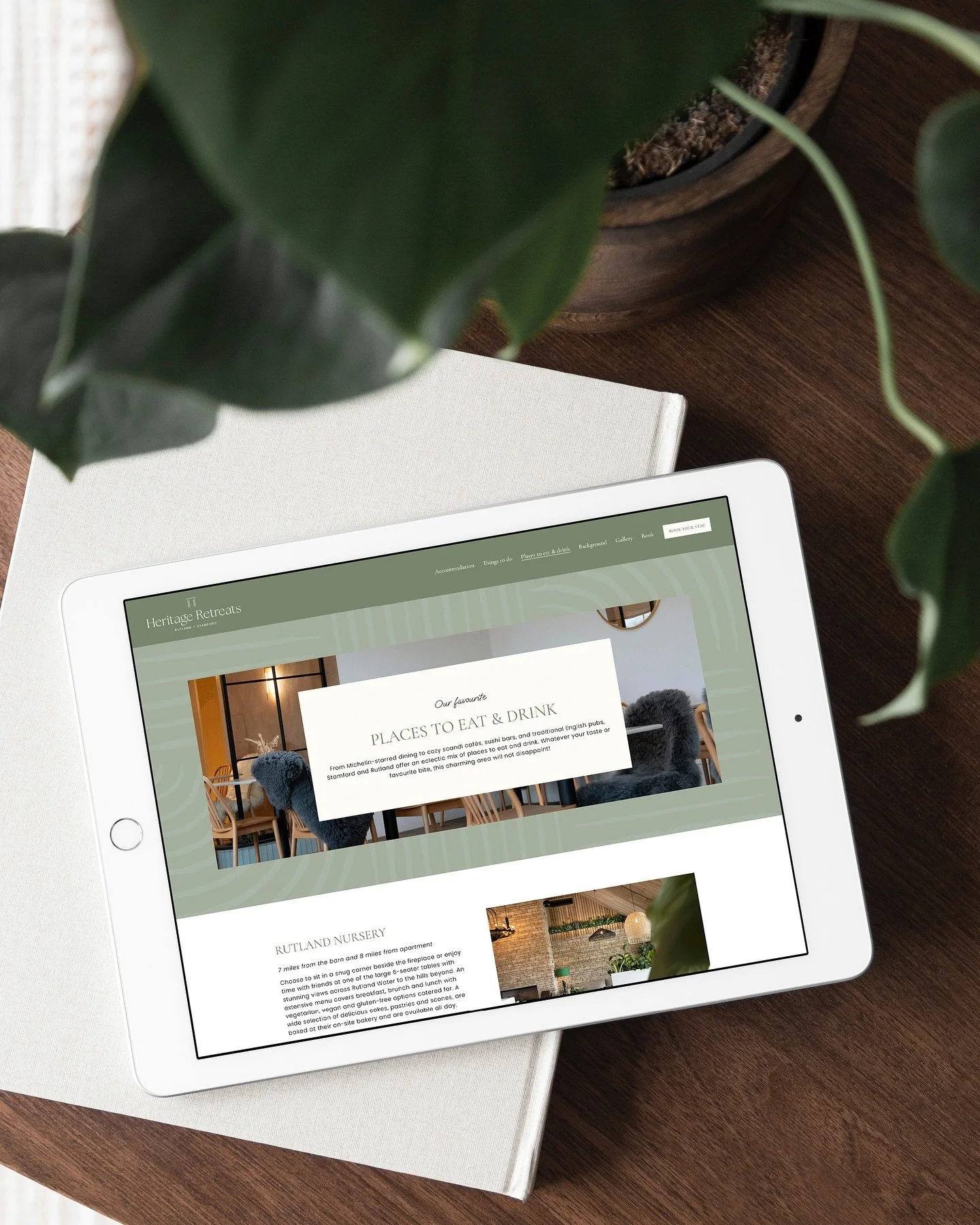 A little more from this beautiful brand and web design project from earlier this year&hellip; It was such a pleasure working with Charlotte to bring her vision to life - drawing inspiration from the character of her retreats, the surrounding landscap