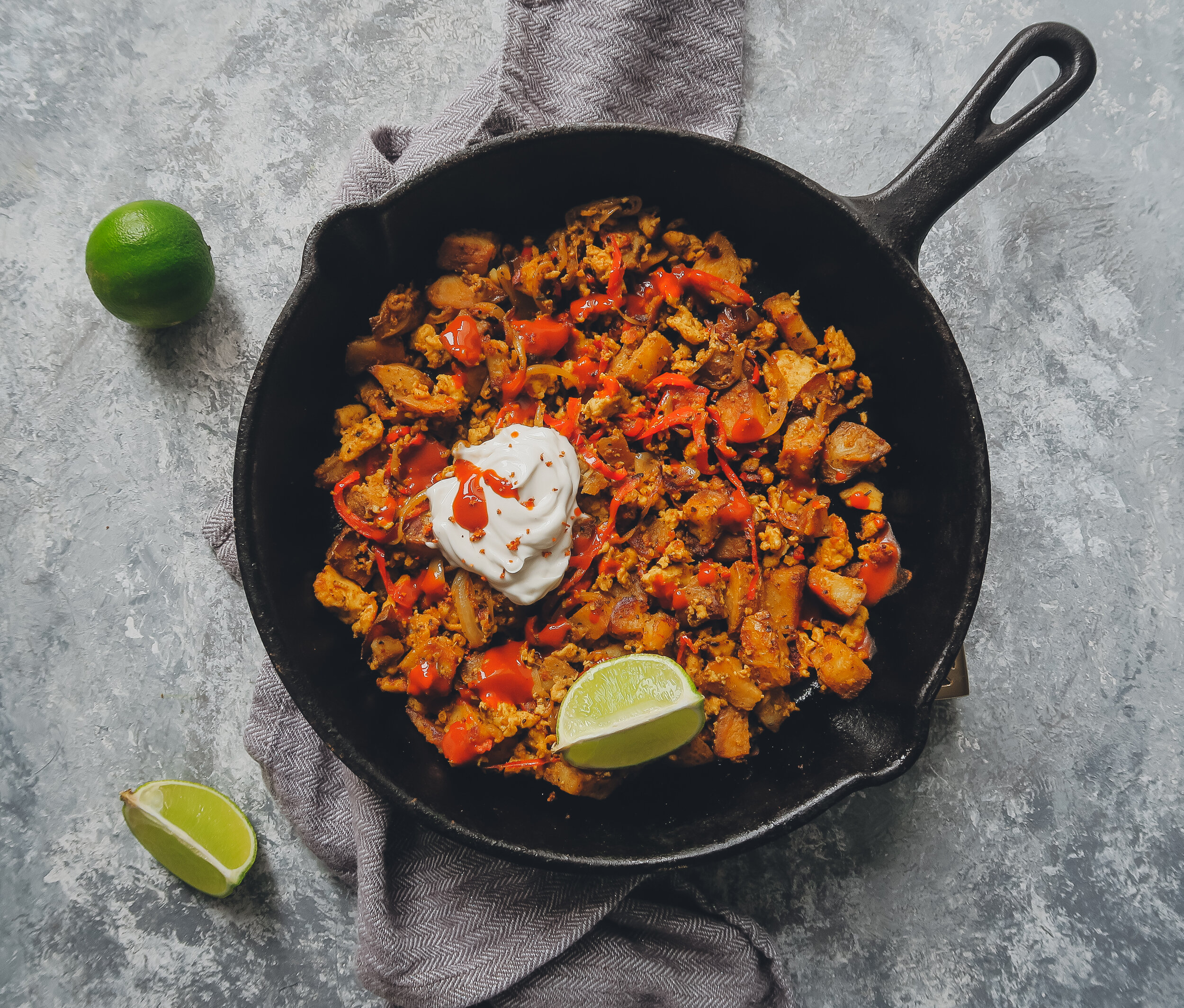 One-Pan Vegan Chipotle Breakfast Hash