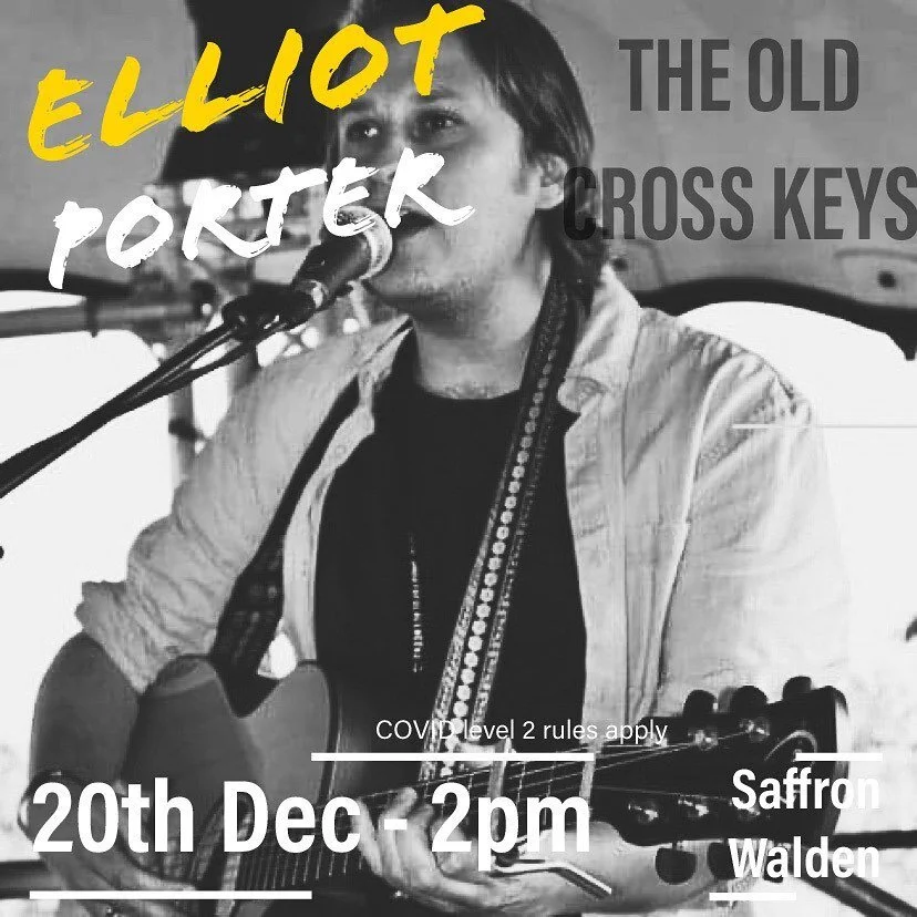 If you&rsquo;re lucky enough to live in Saffron Walden, you&rsquo;ll still be in tier 2. Which means.... live music is still allowed. So today we have the fantastic @porter_ell performing at @thecrosskeyshotel during your Sunday lunch. Enjoy it while