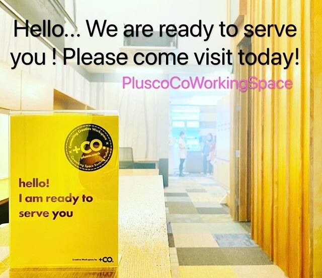 #pluscowork #platinumplusco #jomplusco #coworkingspace #coworking #malaysiacoworkingspace #coworkingspacekl  #entrepreneur #ruangpejabat #digitalnomad #platinumwalk #setapakcentral #ccw #sharedoffice #dmzplusco #flexiblework