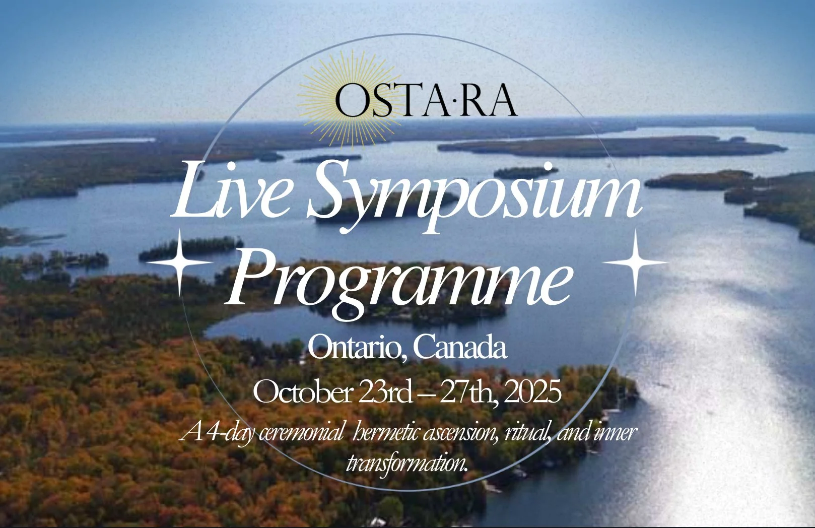 Symposium Retreat - Canada (programme only)