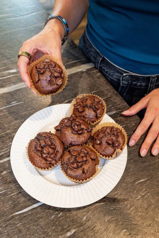 Chocolate protein muffin