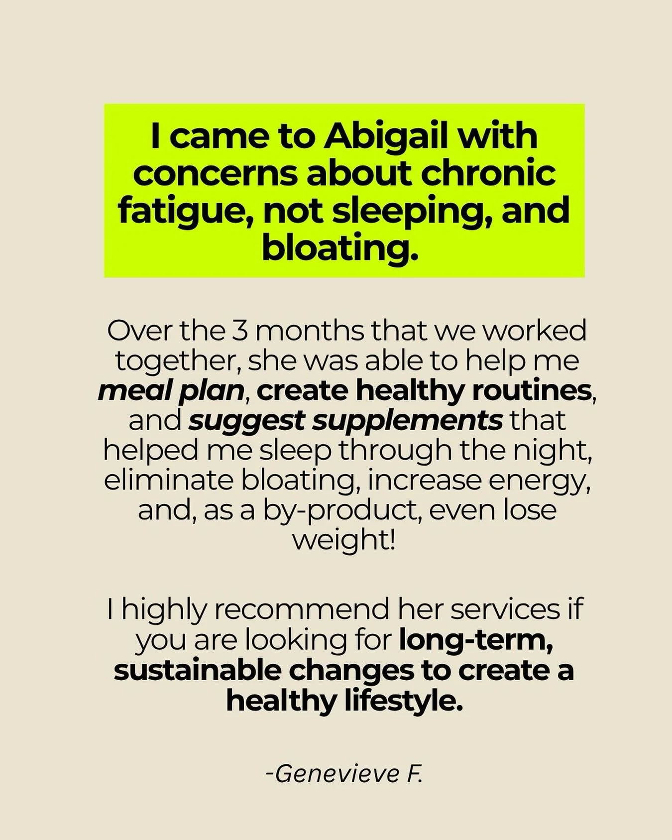 Bloating, fatigue, poor sleep... sound familiar? You don&rsquo;t have to live that way. With the right plan and support, your body can find balance again.

If you&rsquo;re ready for real, sustainable change&mdash;not another quick fix&mdash;let&rsquo