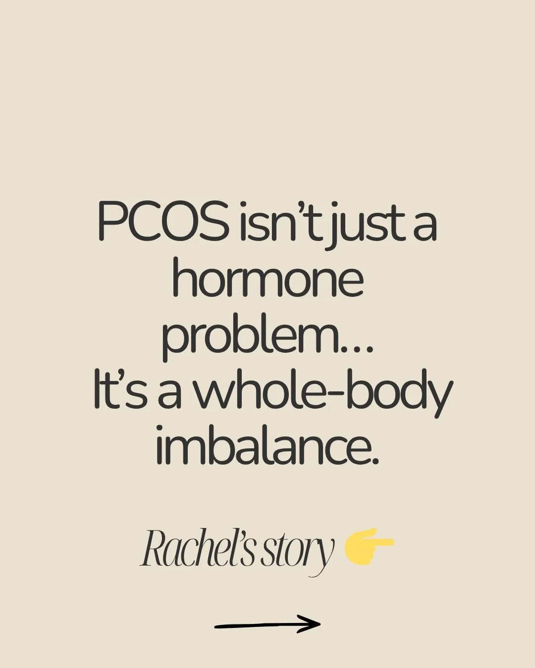 PCOS isn&rsquo;t just a hormone issue &mdash; it&rsquo;s a whole-body imbalance.

Rachel struggled with irregular cycles, acne, and weight resistance for years&hellip; and birth control didn&rsquo;t fix the root cause. 

Once we addressed her gut, bl