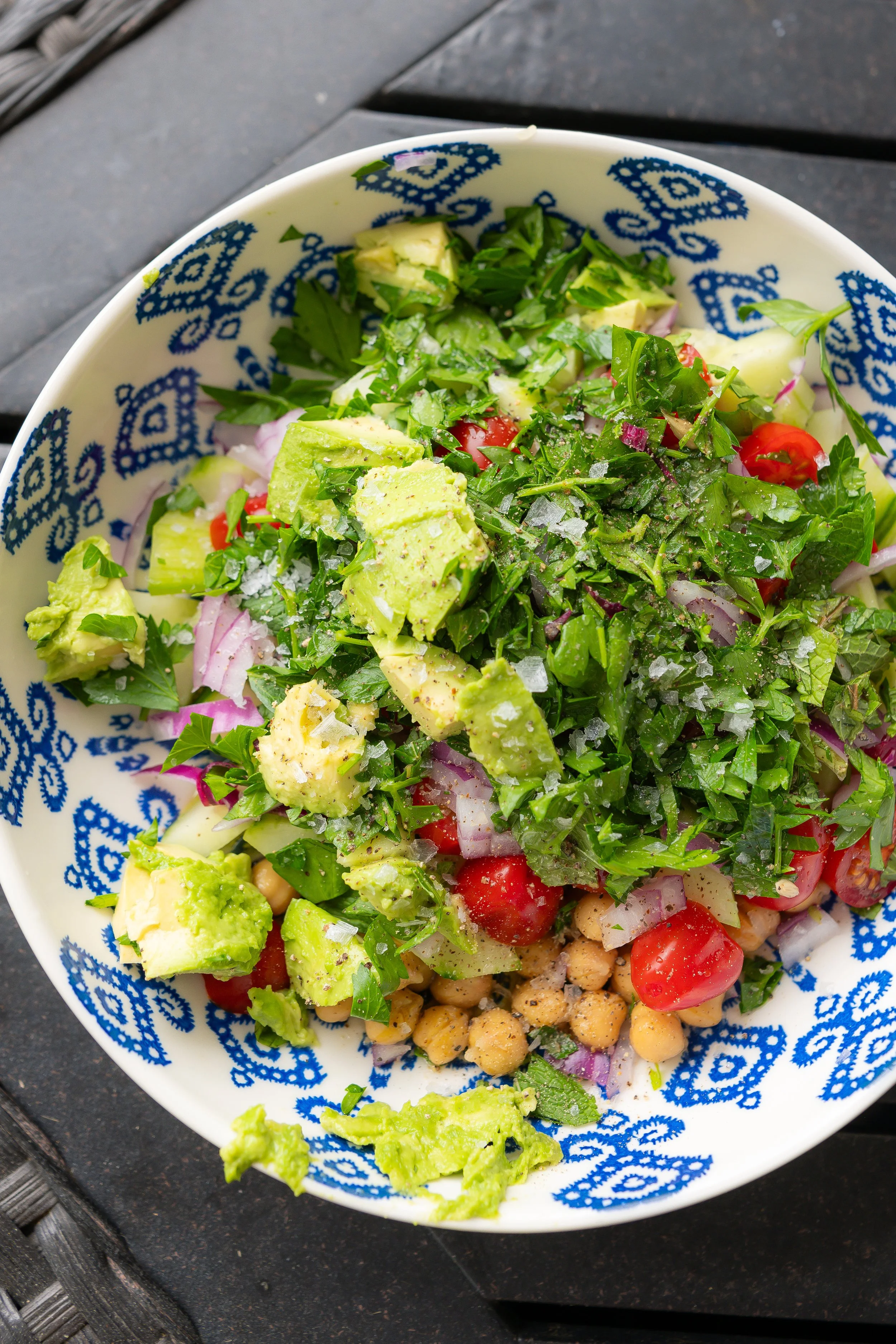 summer mint salad
