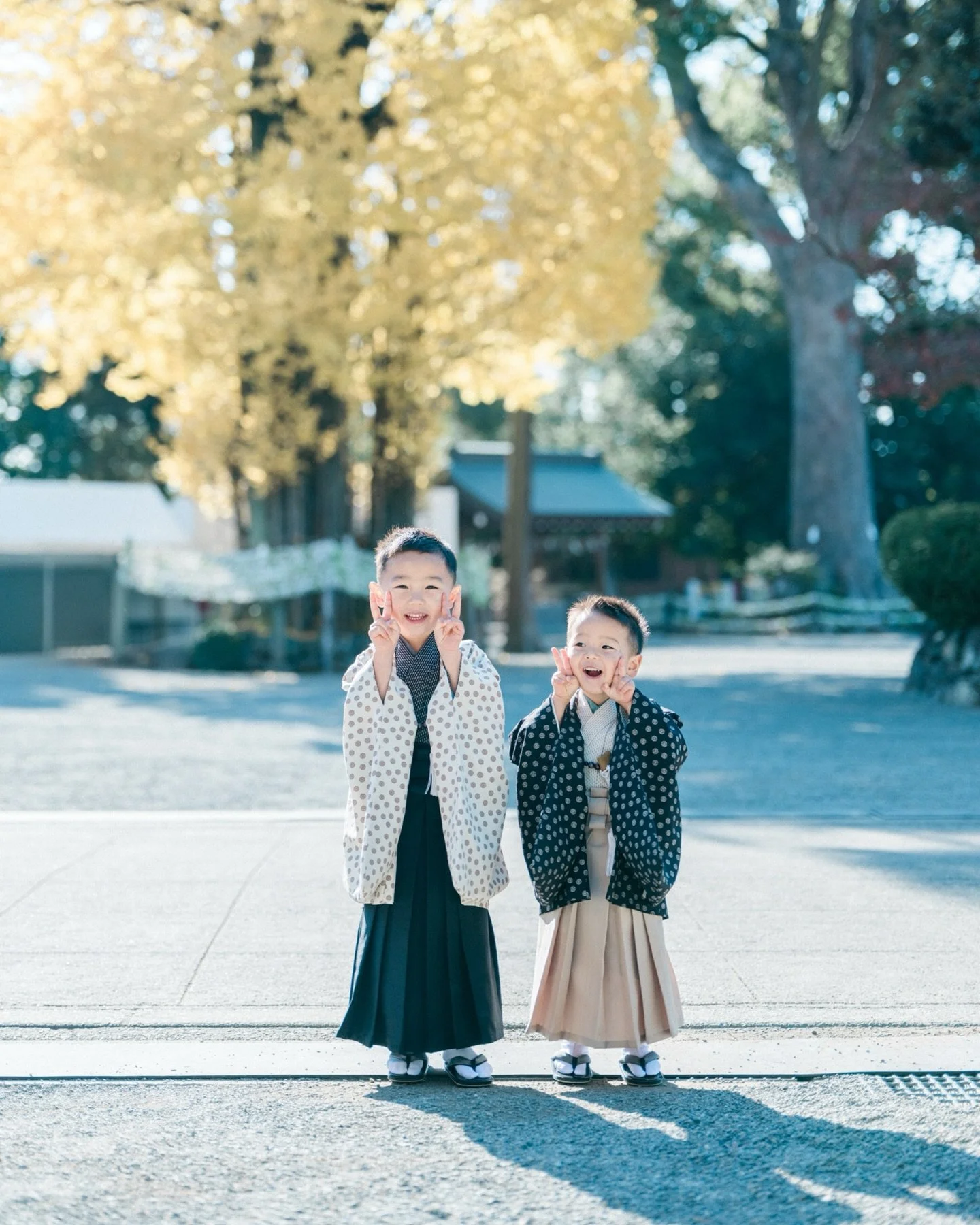 こんばんは、アニュのあらかわです！

今日は、銀杏がとっても綺麗に色づいた季節の七五三フォトをご紹介。 主役は、元気いっぱいな男の子兄弟！

ピシッとしたカッコいいポーズも、二人らしい自由なポーズも、
どっちも全力で頑張ってくれました👏✨

撮影、本当に楽しかったね！
また一緒に遊ぼうね。

いつも素敵なご縁をありがとうございます。

さて、明日と明後日はいよいよ成人式の撮影です📸 
新成人の皆さま、本当におめでとうございます！

一生に一度の晴れ姿。

最高に素敵な瞬間を残せるよう、
私も