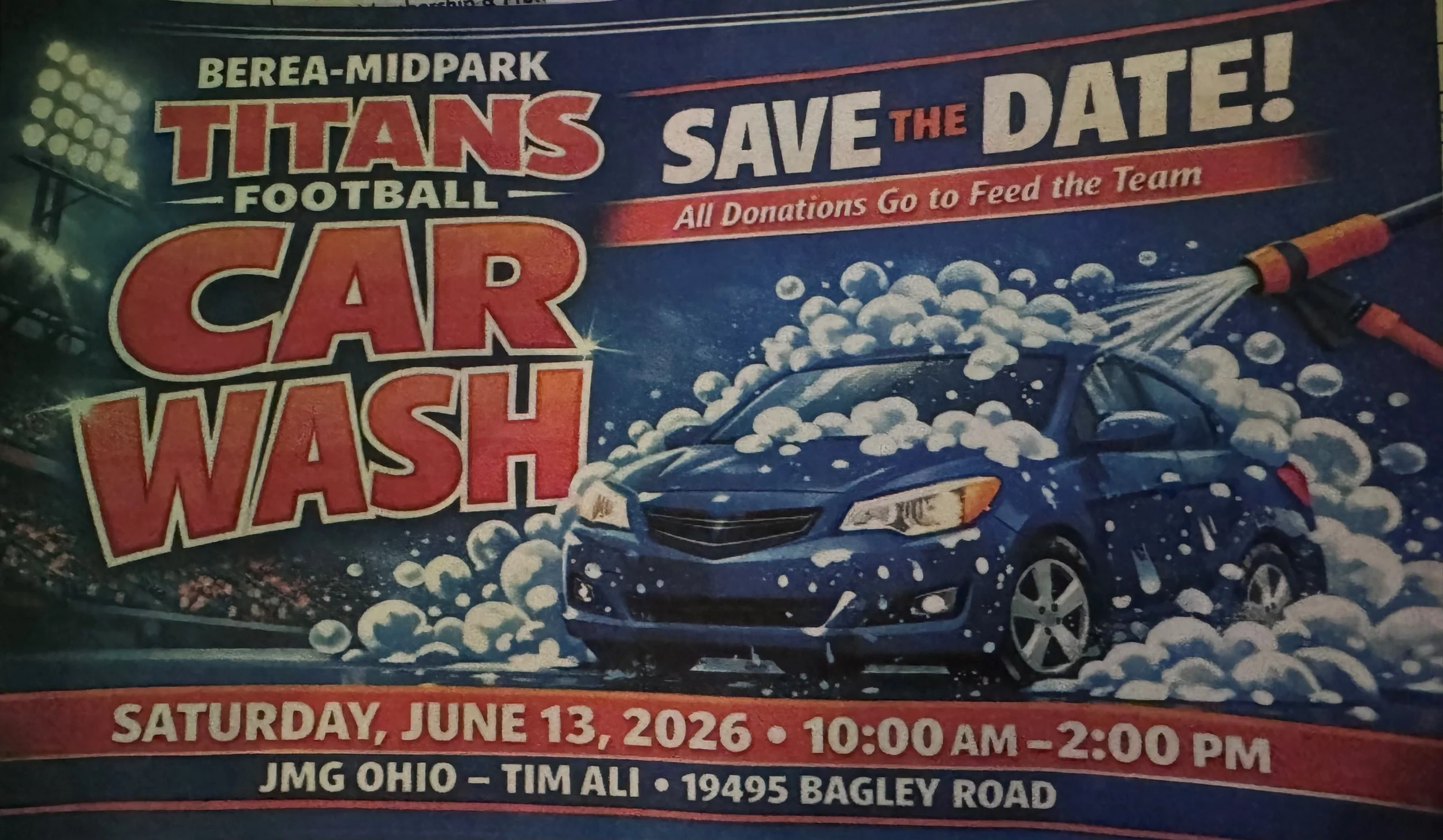 Football Fundraiser: Car Wash