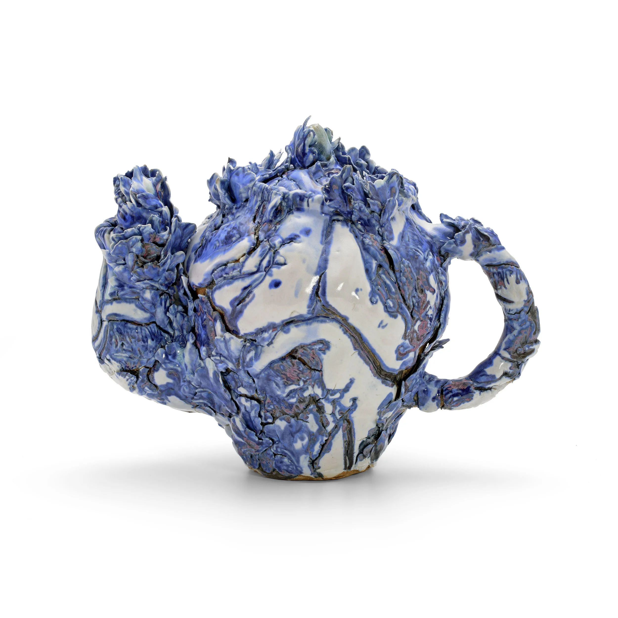 2018 Porcelain, crank clay and cobalt oxide.