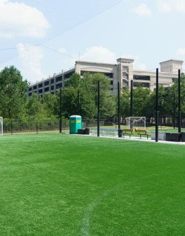 The soccer field at Uptown Atlanta. Credit: Rob Knight