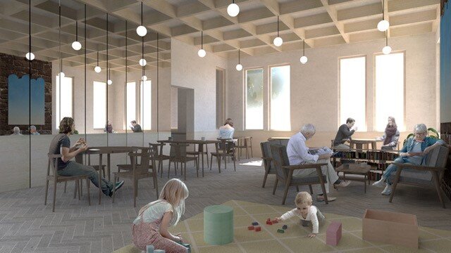 Artist Impression of Community Centre with People.jpg