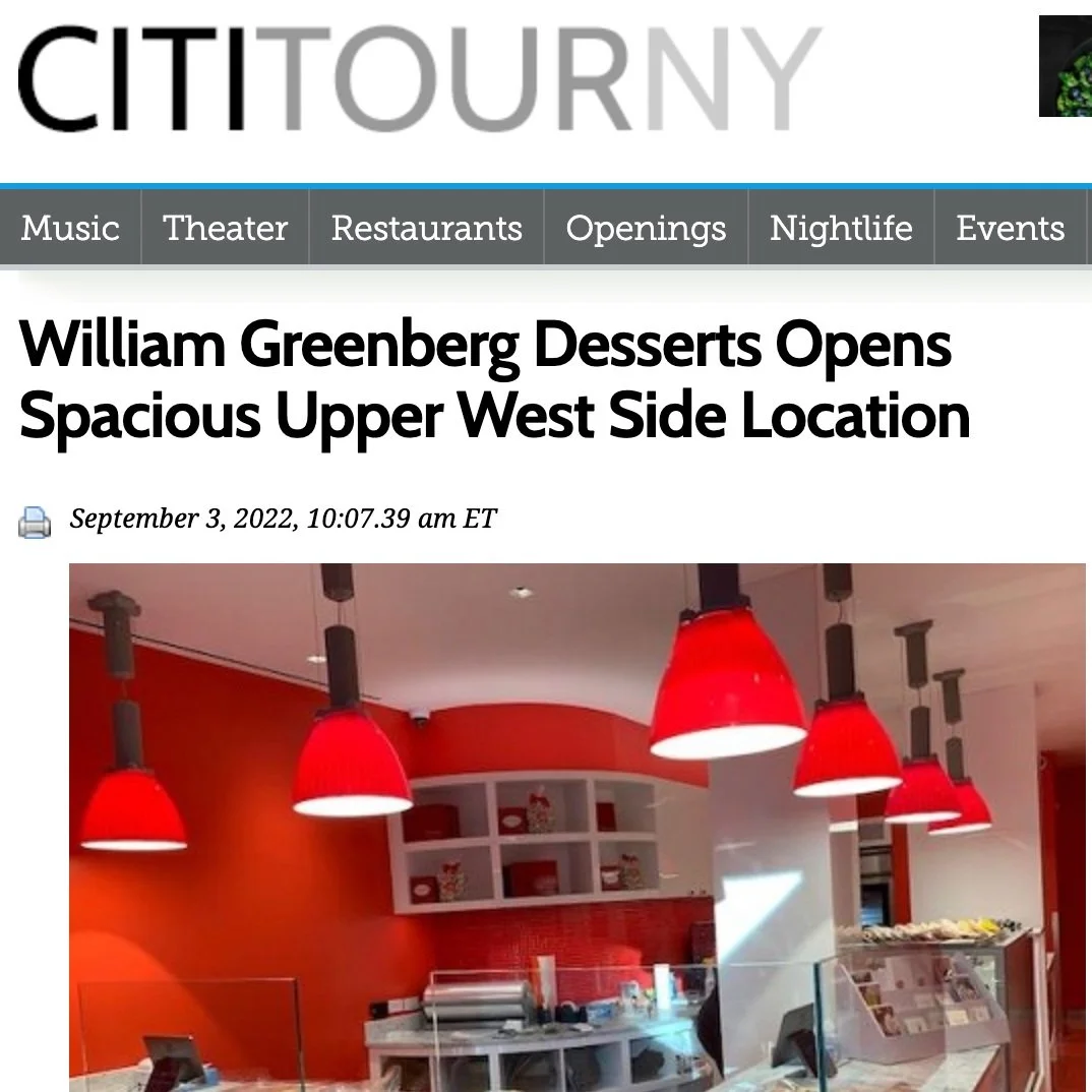 William Greenberg now at 285 Amsterdam near 83rd!