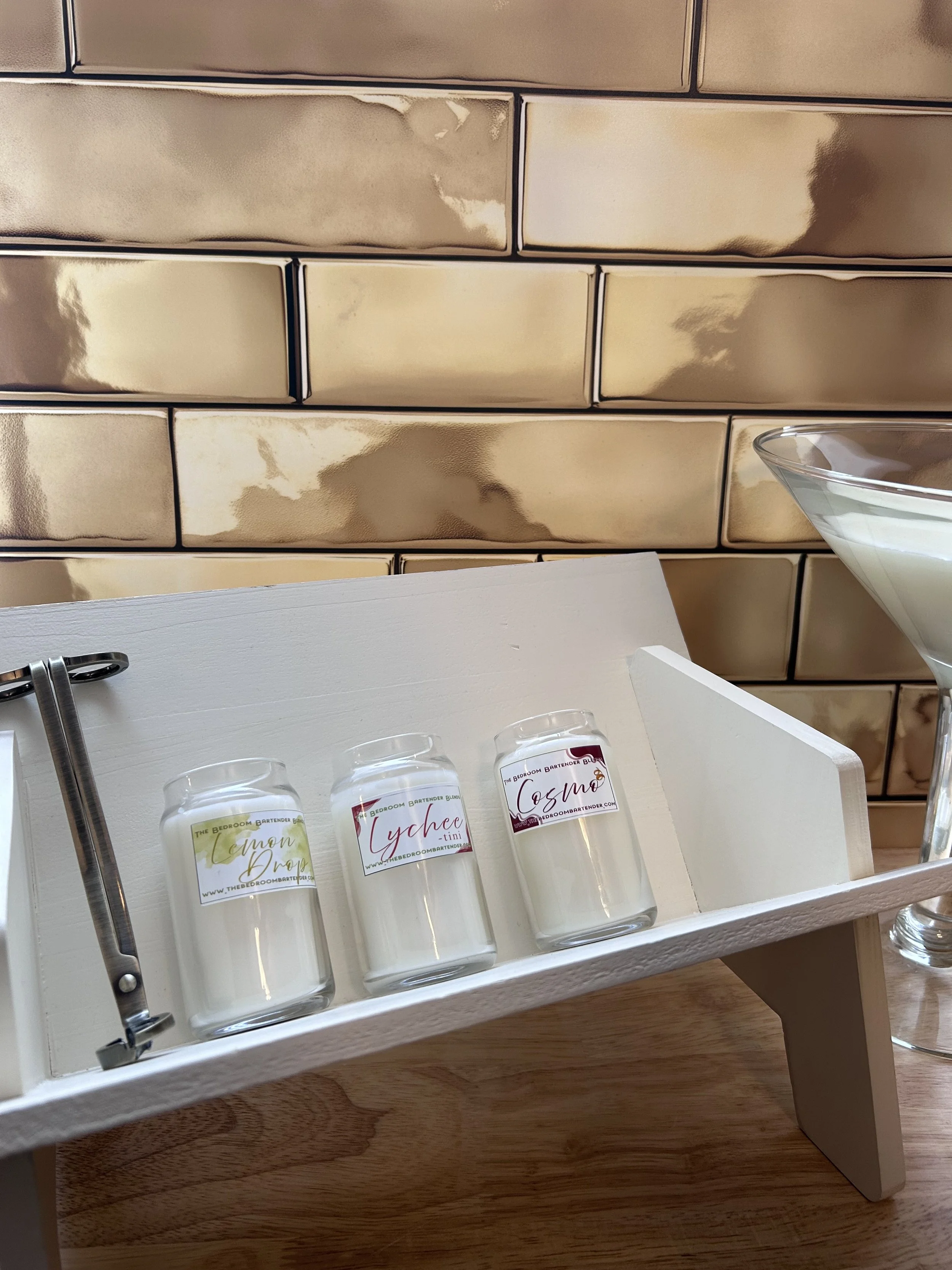 Martini Candle Flight